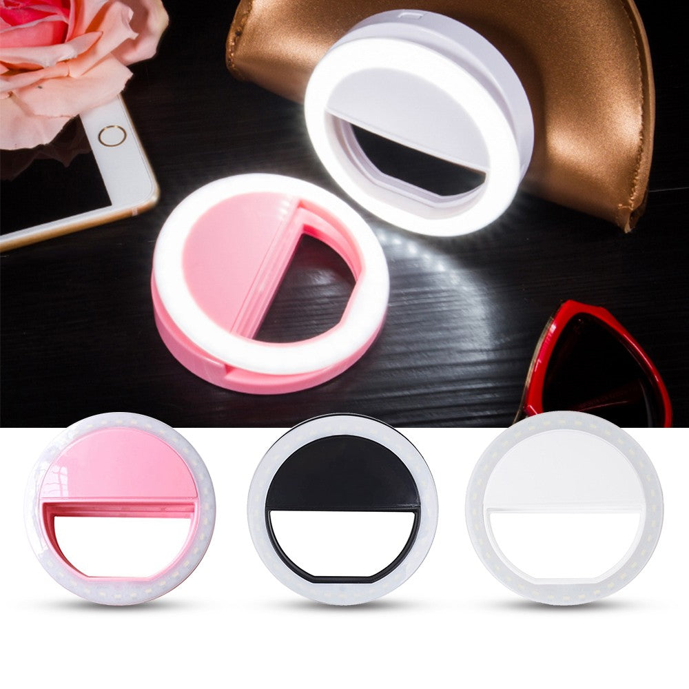 Selfie Ring Light Portable Flash  for Smartphone iPhone Samsung