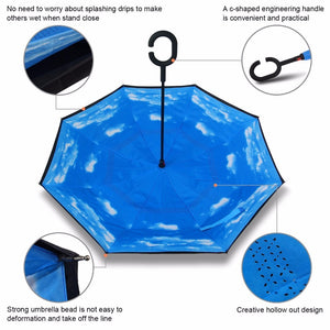 Creative Reverse Double Layer Umbrella