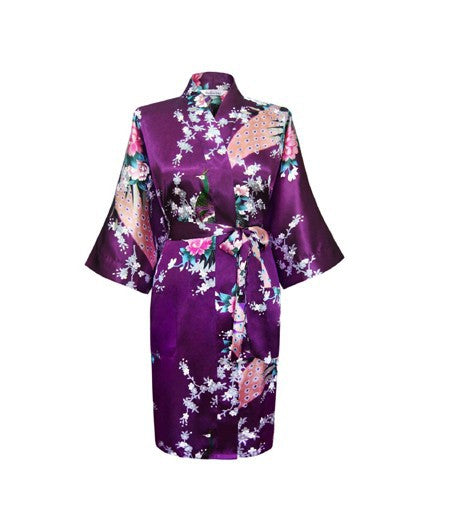 Satin Kimono Robe  Fashion