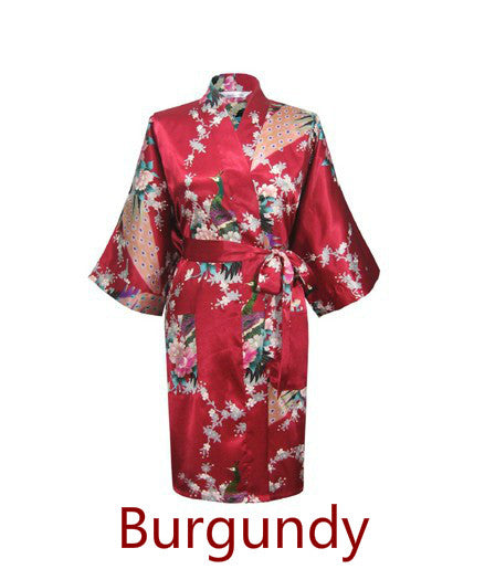Satin Kimono Robe  Fashion
