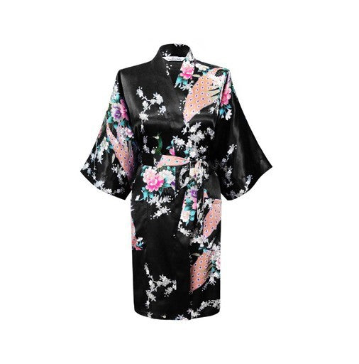 Satin Kimono Robe  Fashion