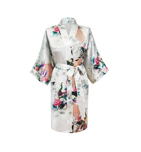 Satin Kimono Robe  Fashion