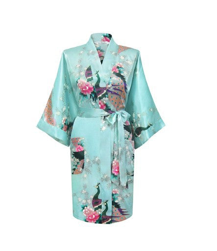 Satin Kimono Robe  Fashion