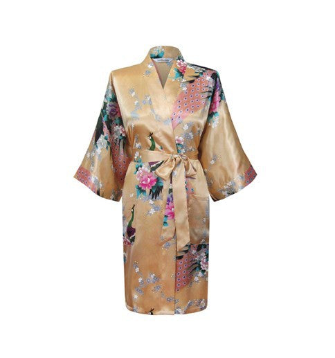Satin Kimono Robe  Fashion