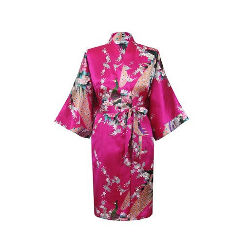 Satin Kimono Robe  Fashion
