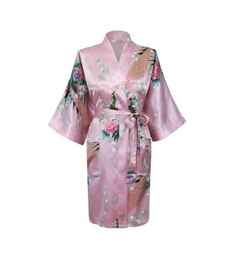 Satin Kimono Robe  Fashion