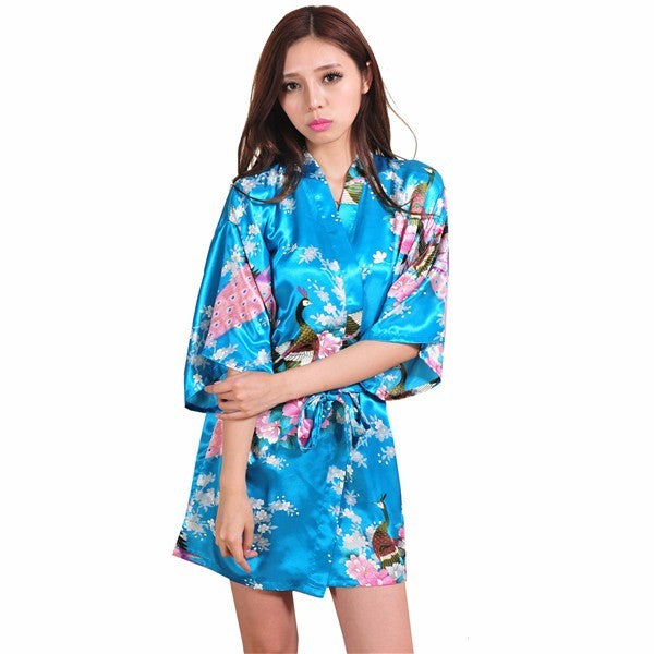 Satin Kimono Robe  Fashion
