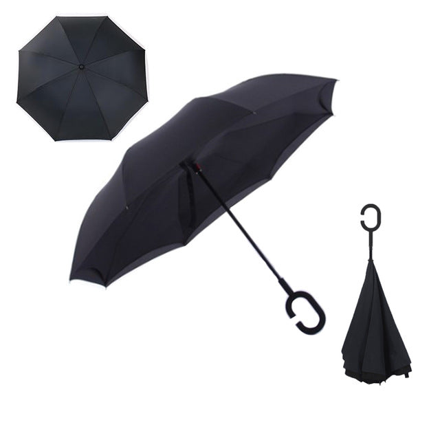 Creative Reverse Double Layer Umbrella