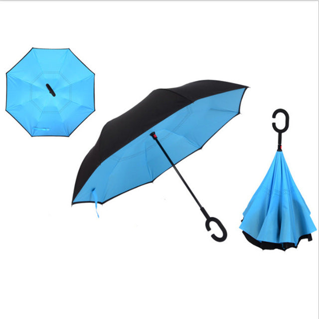 Creative Reverse Double Layer Umbrella