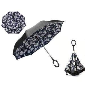Creative Reverse Double Layer Umbrella