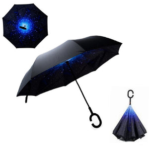 Creative Reverse Double Layer Umbrella