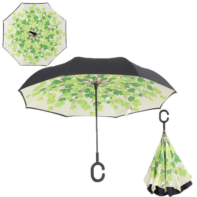 Creative Reverse Double Layer Umbrella