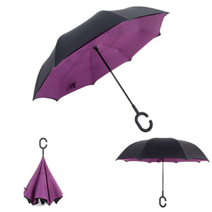 Creative Reverse Double Layer Umbrella