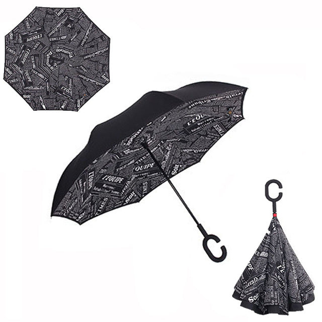 Creative Reverse Double Layer Umbrella