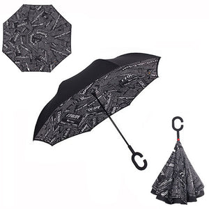Creative Reverse Double Layer Umbrella
