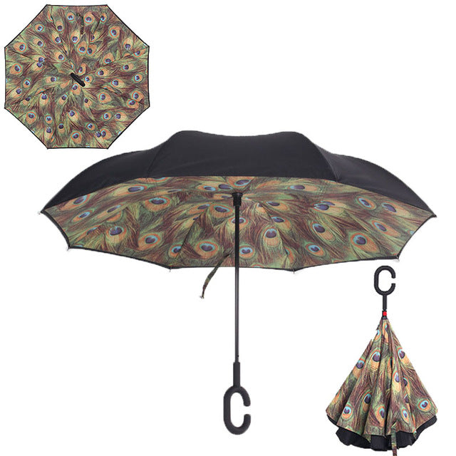 Creative Reverse Double Layer Umbrella