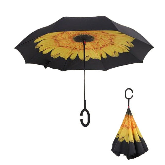 Creative Reverse Double Layer Umbrella