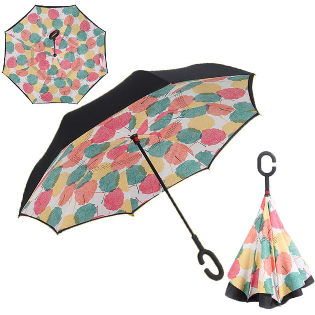 Creative Reverse Double Layer Umbrella