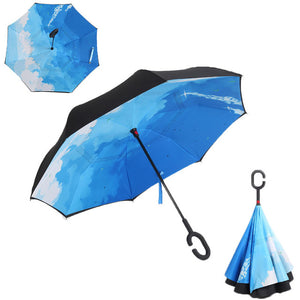 Creative Reverse Double Layer Umbrella