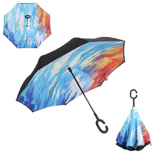 Creative Reverse Double Layer Umbrella