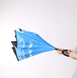 Creative Reverse Double Layer Umbrella