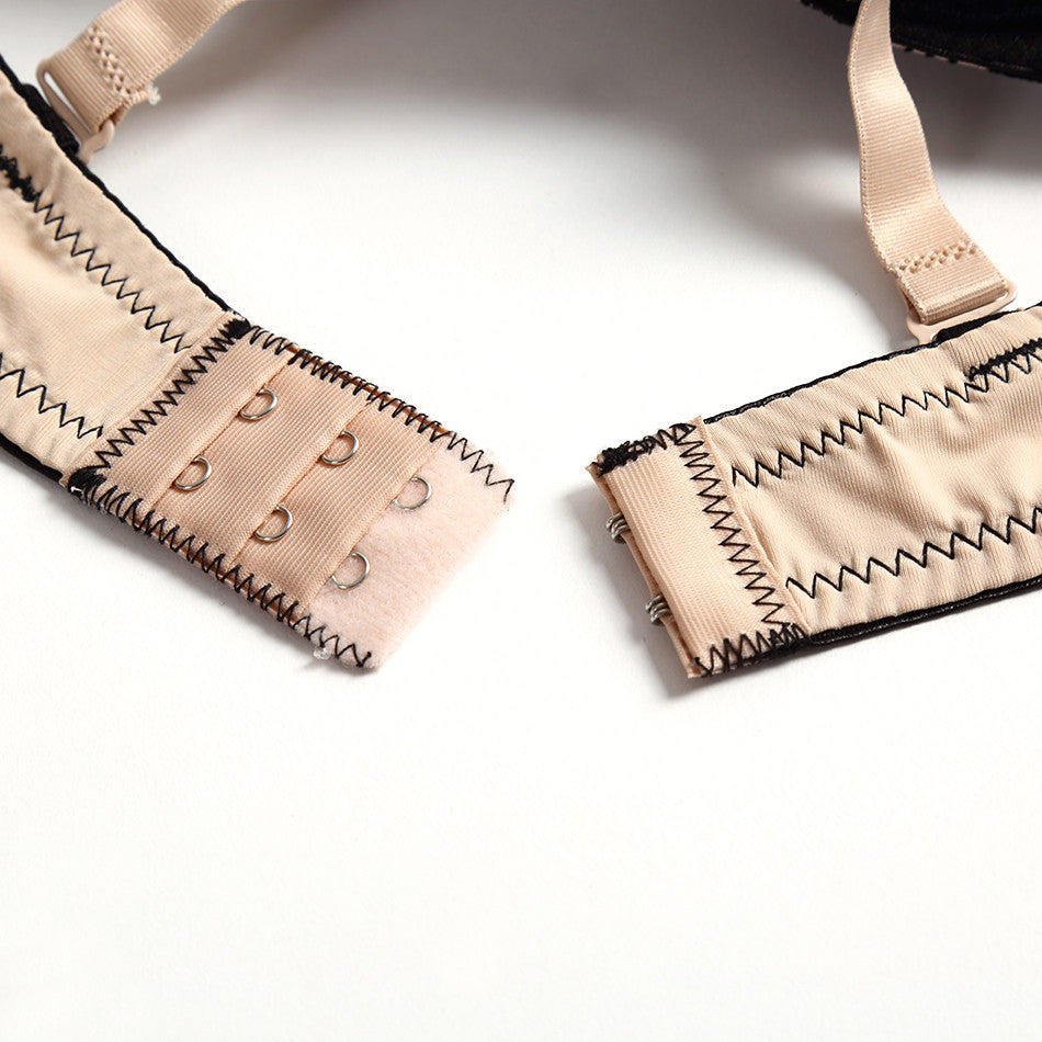 Sexy Embroidery Bra Set lace push up