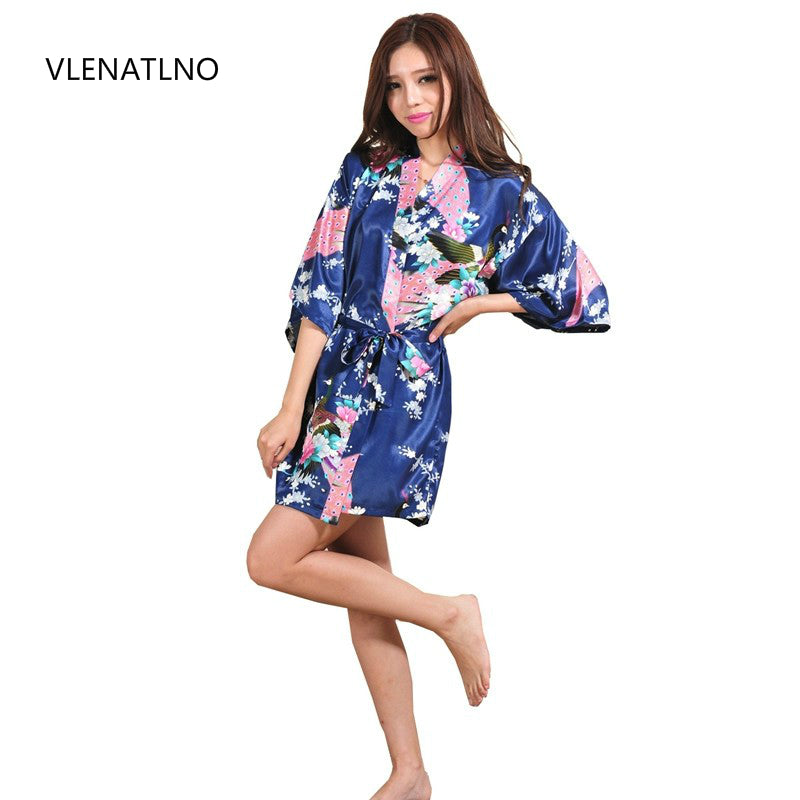 Satin Kimono Robe  Fashion