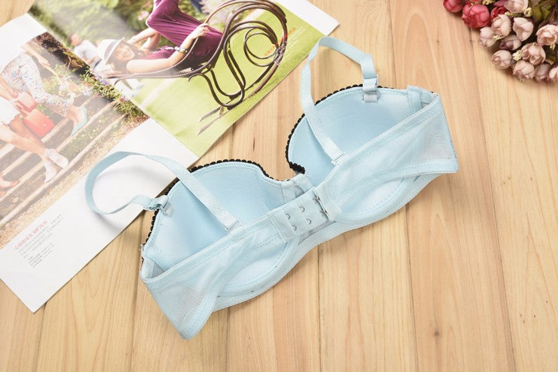 Sexy push up bra brief sets with Lace and embroidery