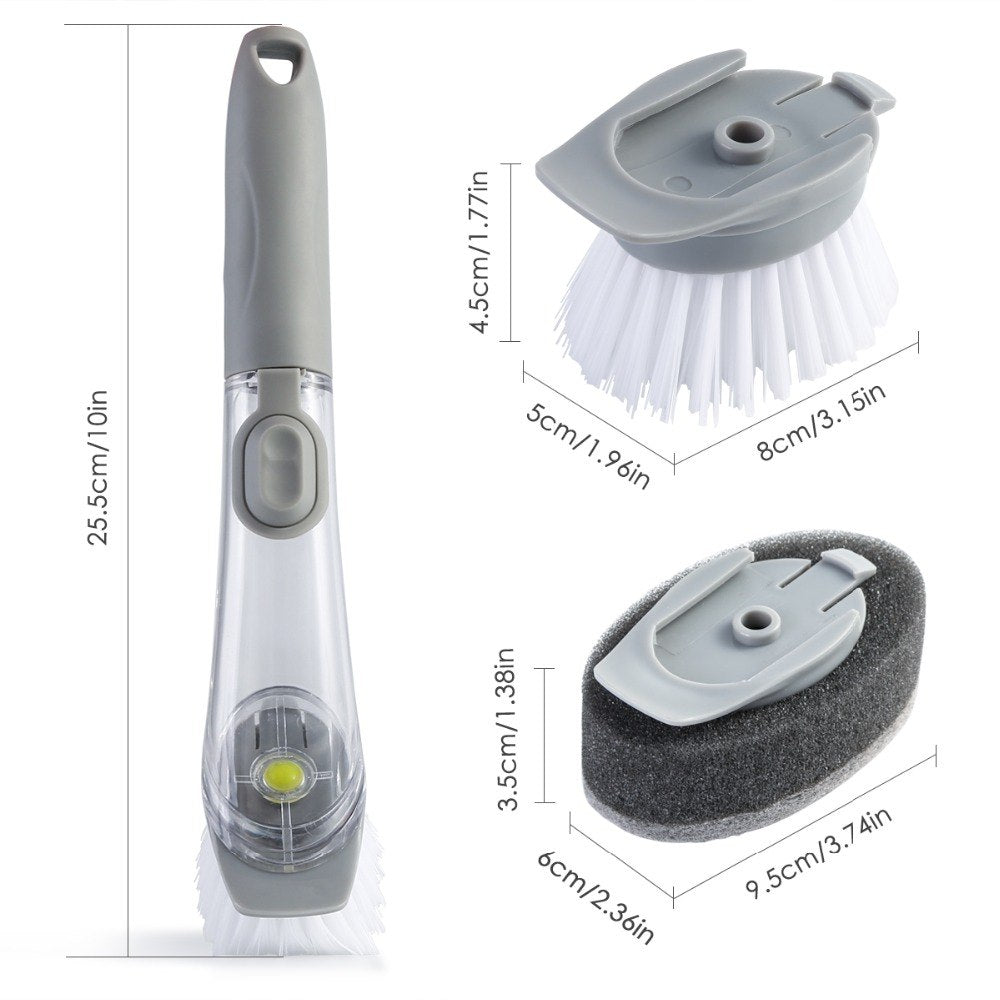 Refillable Cleaning Sponge Brush