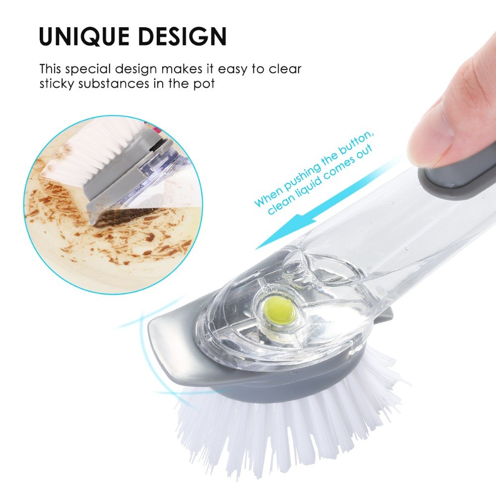 Refillable Cleaning Sponge Brush